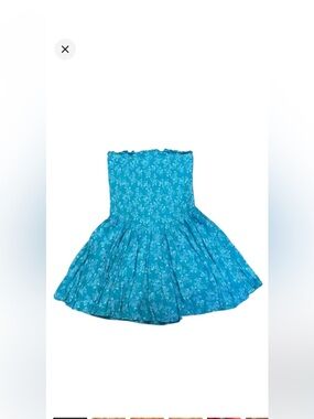 Arizona Jean Company Blue Floral Jumpsuit
